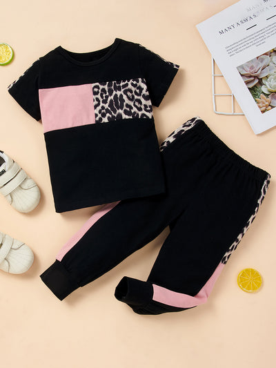 Girls' Leopard Top and Pants Set - OK BAZAAR | Trendy Attainable Fashion & Accessories