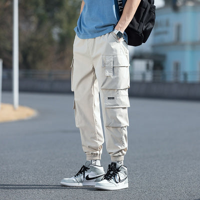 2021 Oversized Men Cargo Pants Streetwear Black Mens Jogging Sweatpants Casual Elastic Waist Harem Pants Male Large Size 5XL - OK BAZAAR | Trendy Attainable Fashion & Accessories