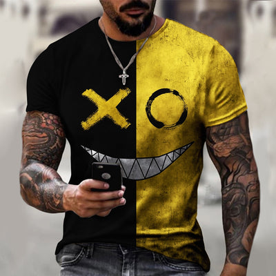 2020 Xoxo Pattern 3d Printed T-shirt Fashion Men's Street Casual Sports Shirt Male O-neck Oversized T-shirt 130-6xl - OK BAZAAR | Trendy Attainable Fashion & Accessories